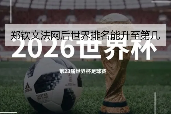 郑钦文法网后世界排名能升至第几
